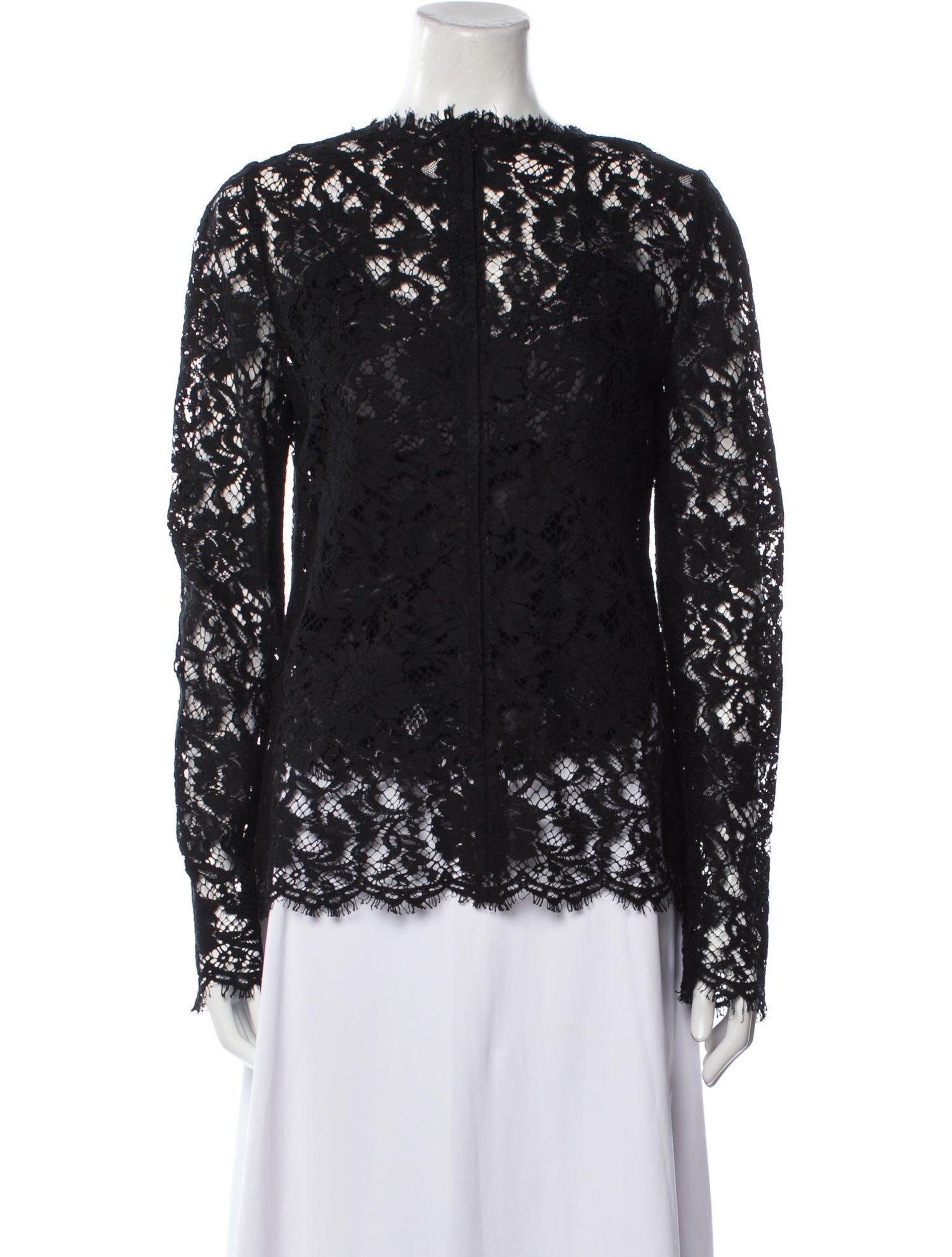 Dolce & Gabbana Lace Lace Pattern Blouse