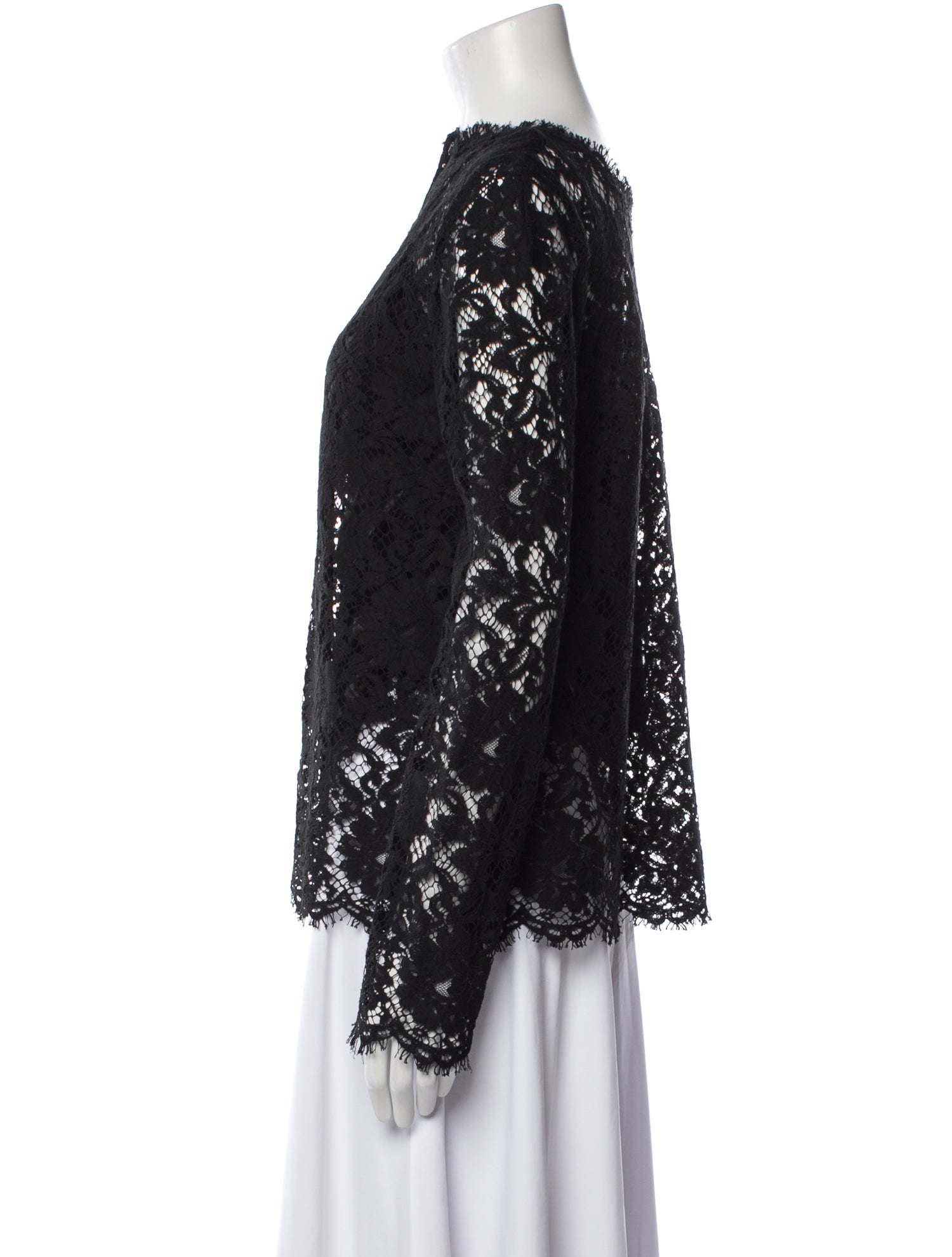 Dolce & Gabbana Lace Lace Pattern Blouse