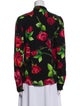 Dolce & Gabbana Silk Floral Print Polo