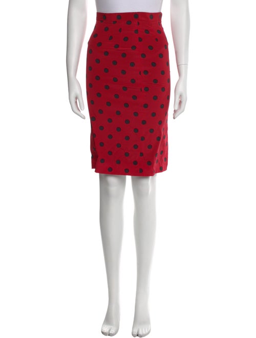 Dolce & Gabbana Silk Knee-Length Skirt
