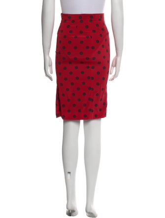 Dolce & Gabbana Silk Knee-Length Skirt