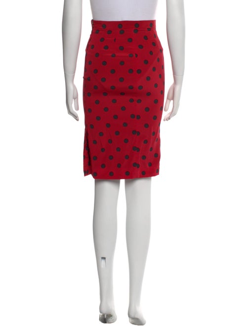 Dolce & Gabbana Silk Knee-Length Skirt
