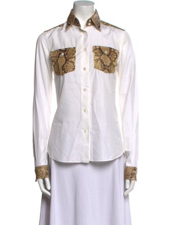 Dolce & Gabbana Long Sleeve Button-Up Top