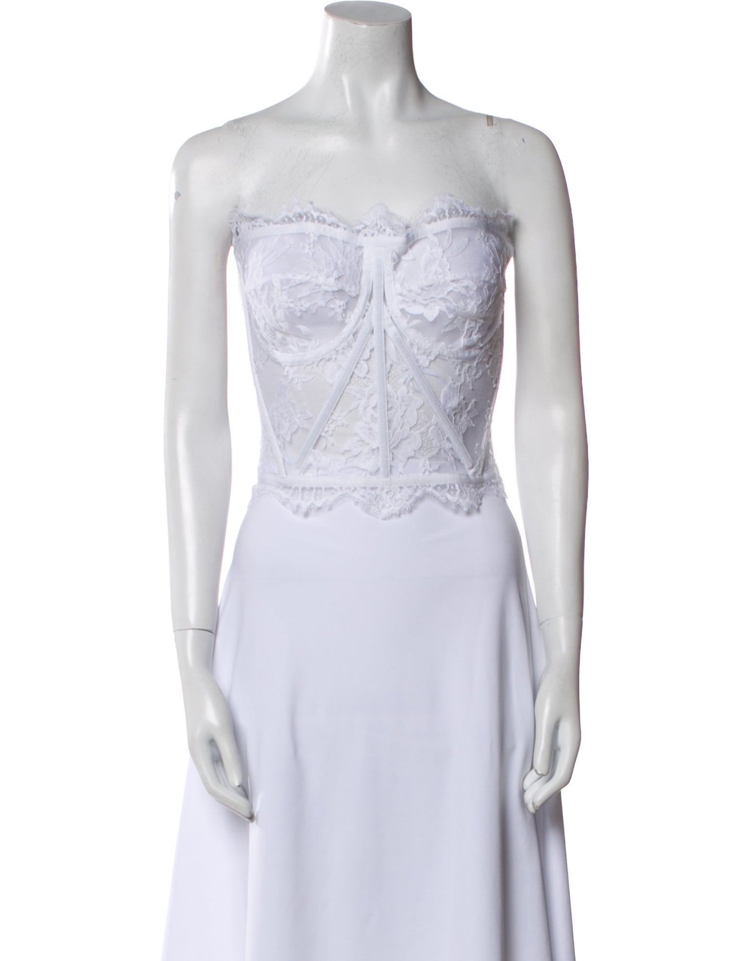 Dolce & Gabbana Lace Strapless Crop Top w/ Tags