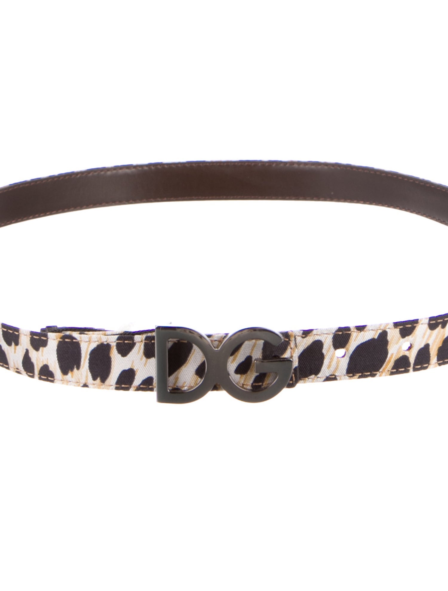 Dolce & Gabbana Skinny Nylon Waist Belt w/ Tags