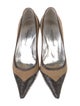 Dolce & Gabbana Suede Colorblock Pattern Pumps