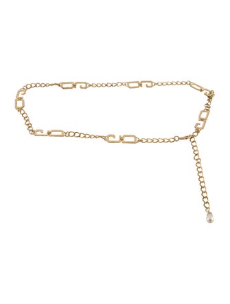 Dolce & Gabbana Skinny Metal Waist Belt