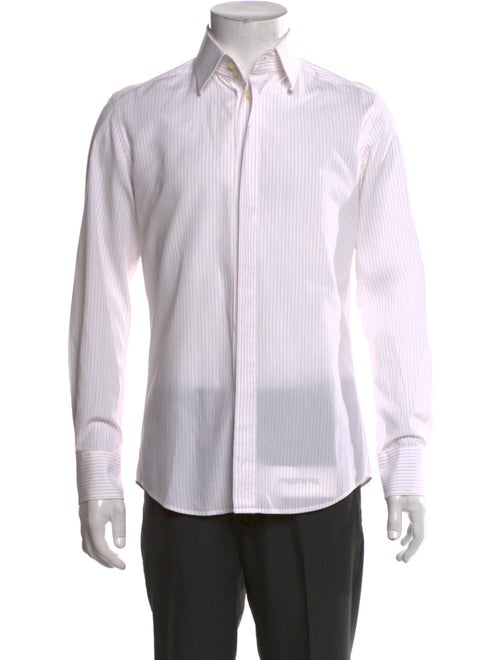 Dolce & Gabbana Striped Long Sleeve Dress Shirt