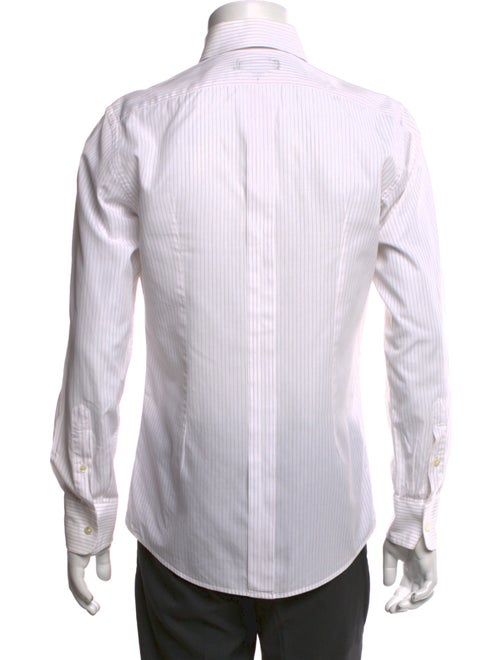 Dolce & Gabbana Striped Long Sleeve Dress Shirt