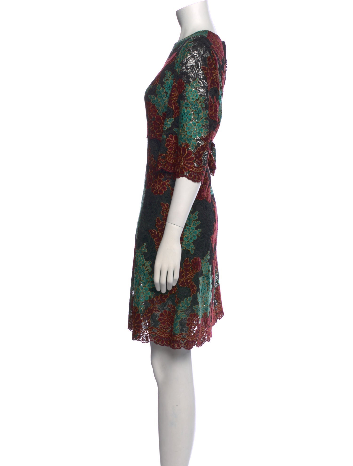 Dolce & Gabbana Printed Knee-Length Dress