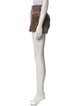 Dolce & Gabbana Animal Print Mini Shorts