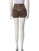 Dolce & Gabbana Animal Print Mini Shorts