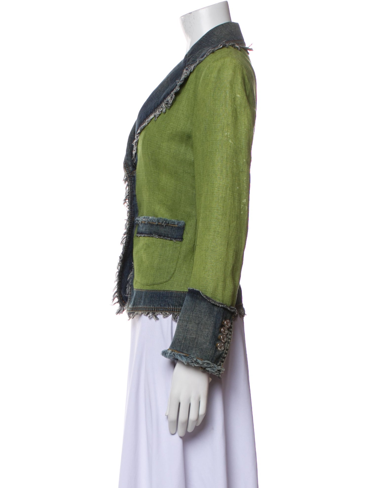 Dolce & Gabbana Linen Striped Blazer