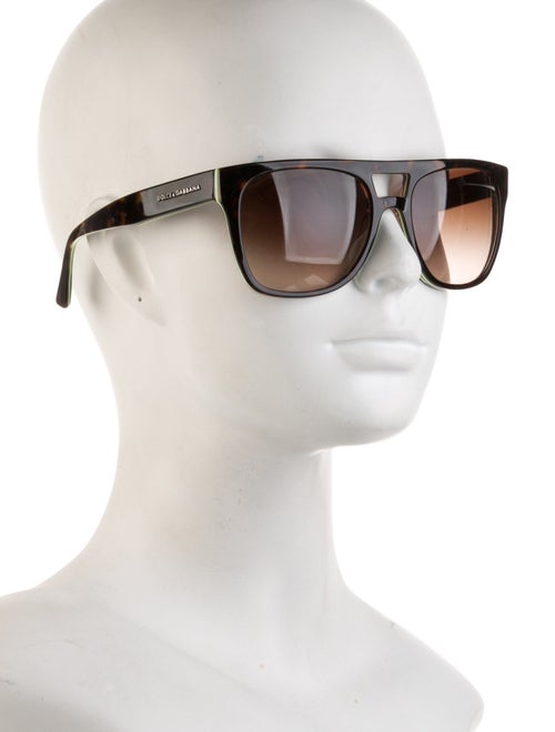 Dolce & Gabbana Oversize Gradient Sunglasses