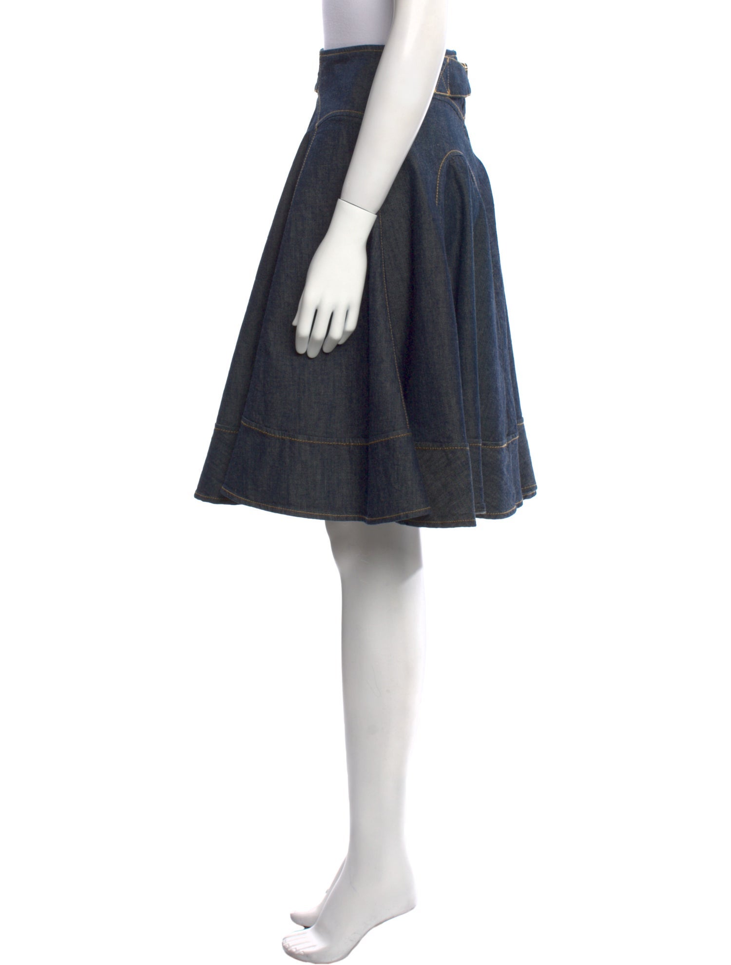 Dolce & Gabbana Embroidered Accent Knee-Length Skirt