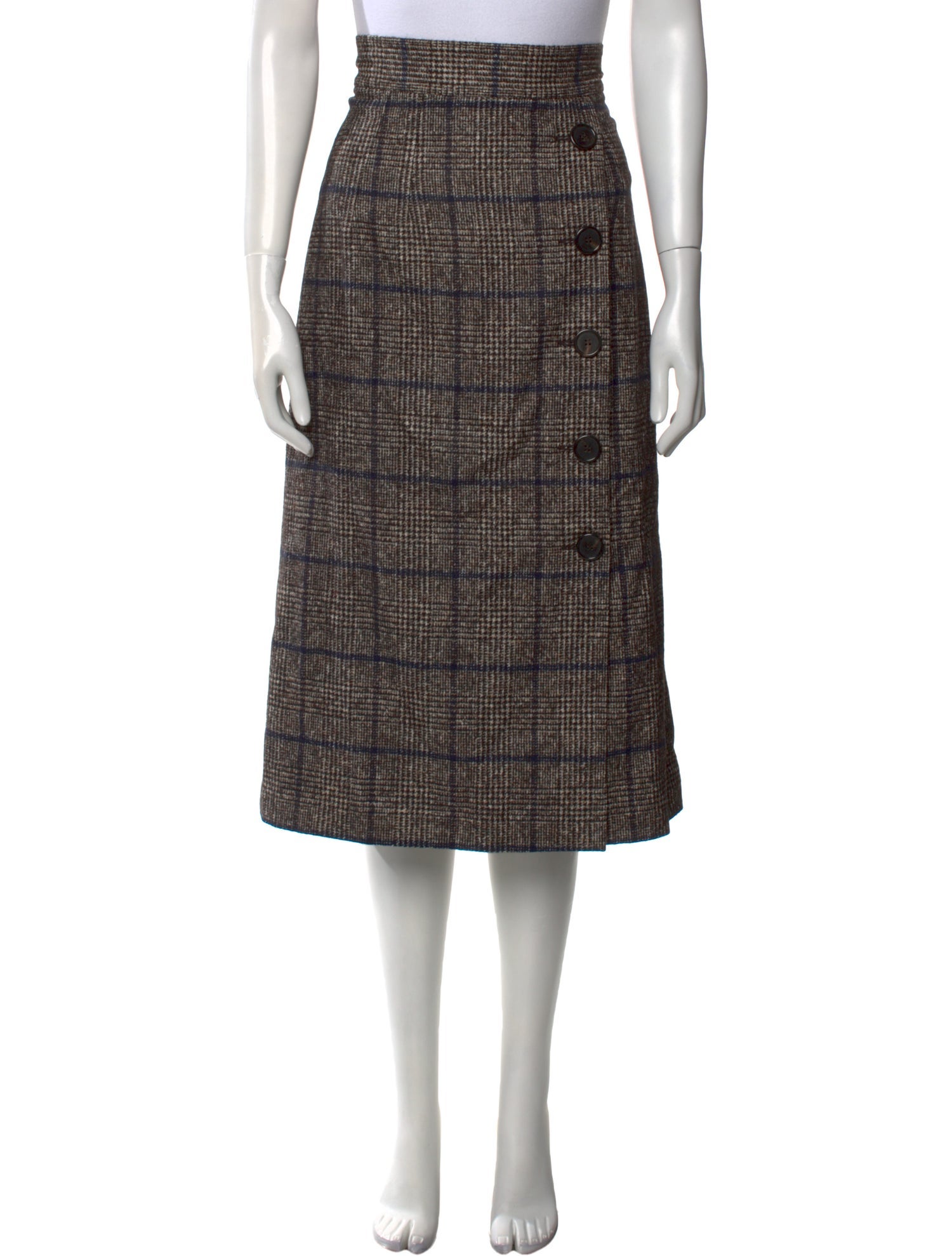 Dolce & Gabbana Alpaca Midi Length Skirt w/ Tags