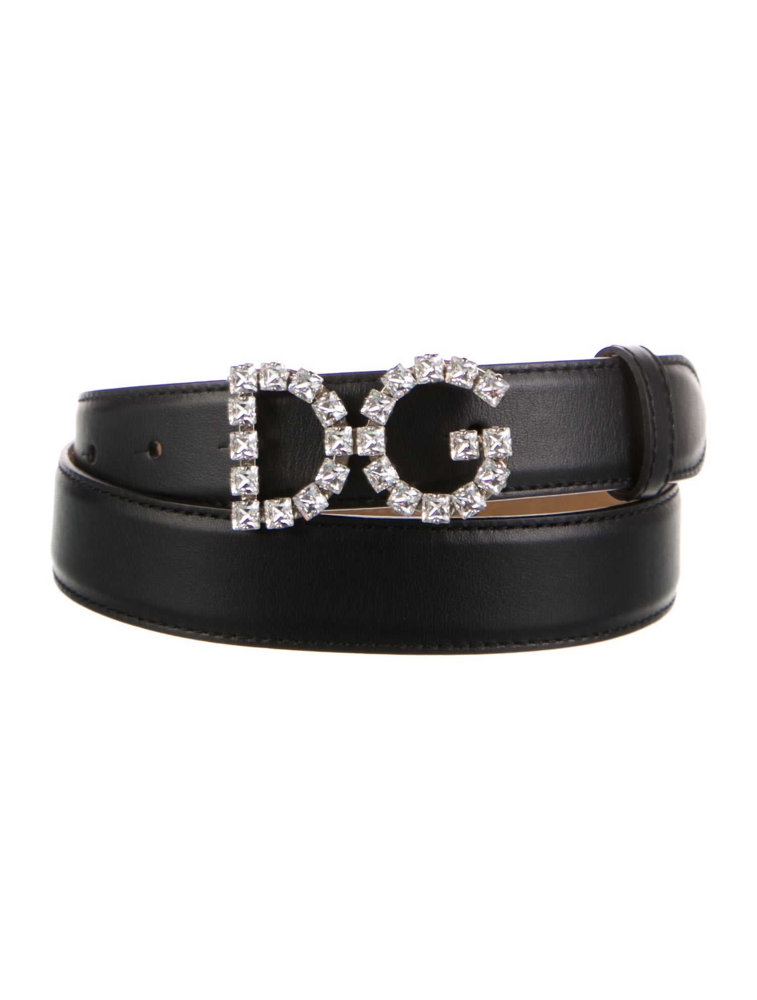 Dolce & Gabbana Skinny Leather Belt