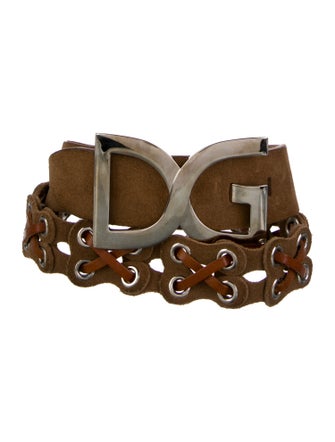 Dolce & Gabbana Suede Belt