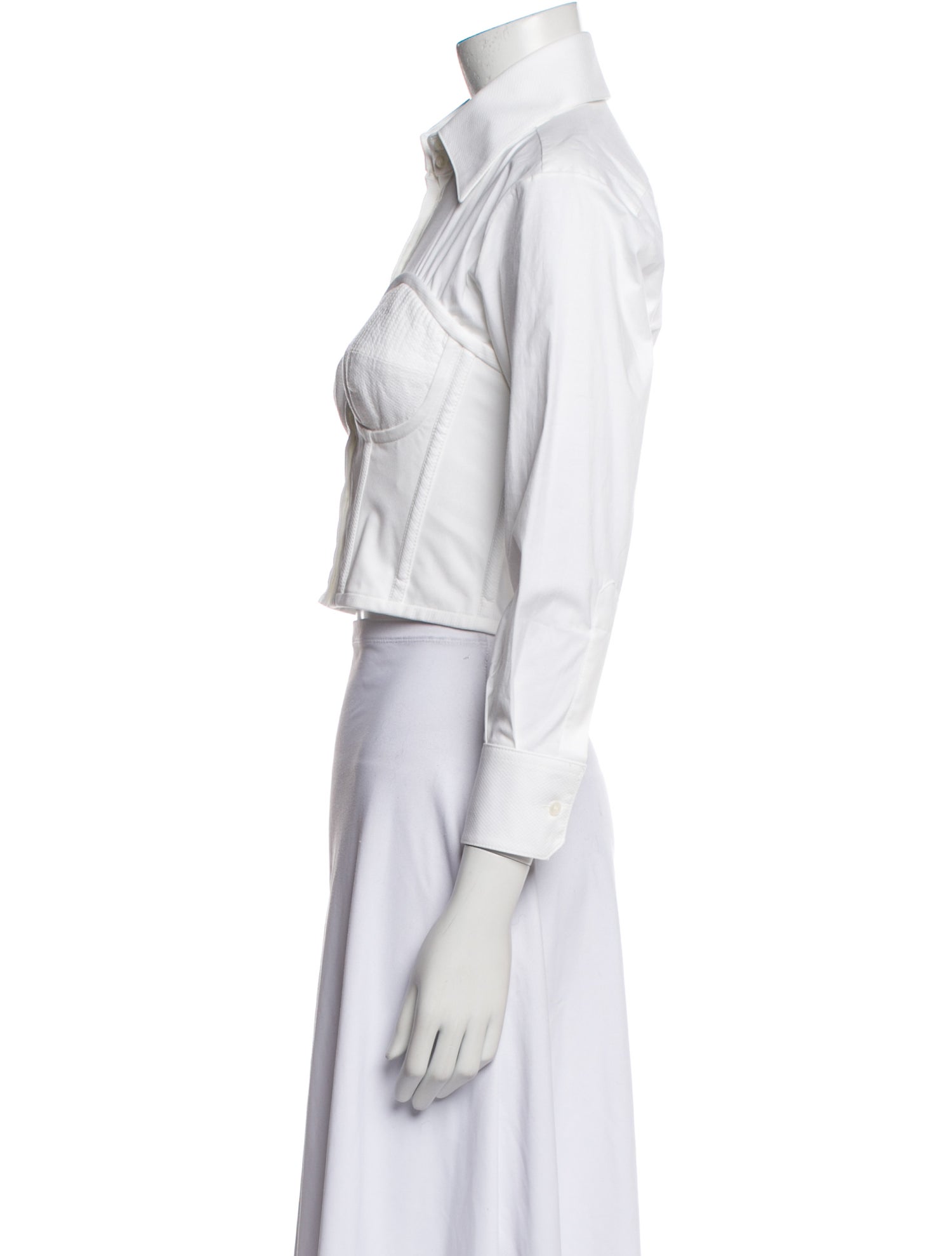 Dolce & Gabbana Three-Quarter Sleeve Crop Top