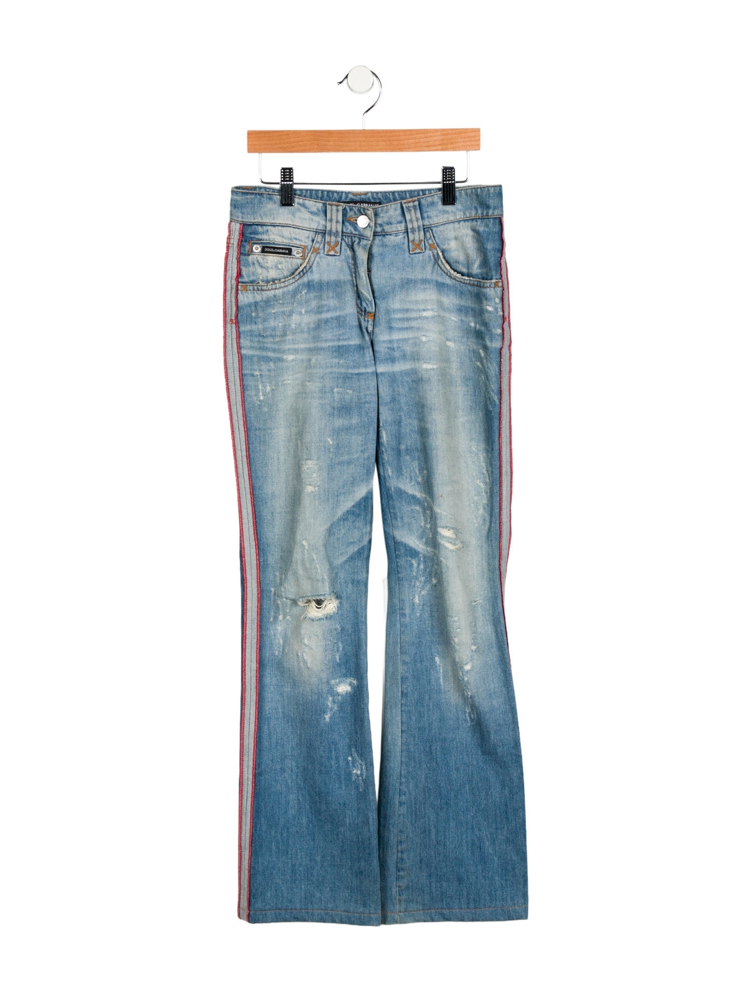 Dolce & Gabbana Mid-Rise Straight Leg Jeans