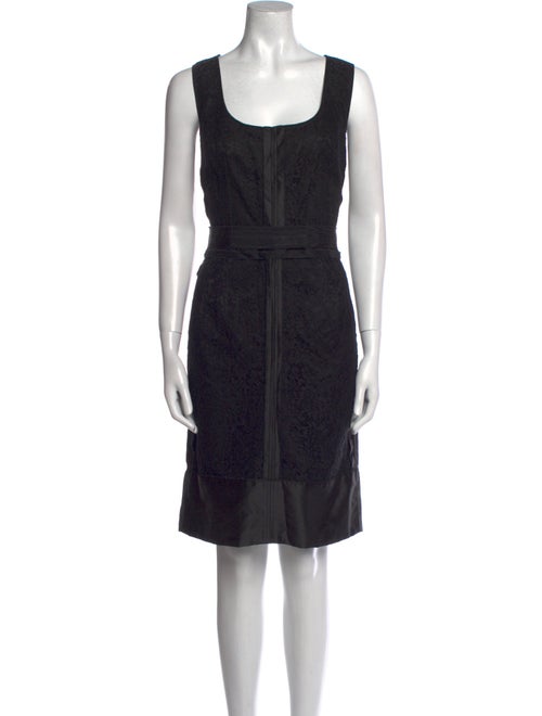 Dolce & Gabbana Scoop Neck Knee-Length Dress