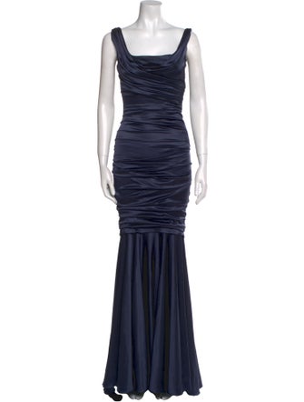 Dolce & Gabbana Silk Long Dress