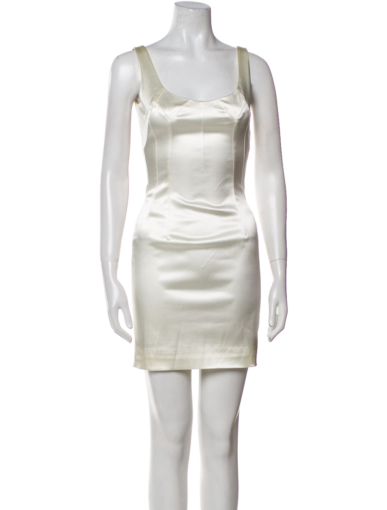 Dolce & Gabbana Scoop Neck Mini Dress