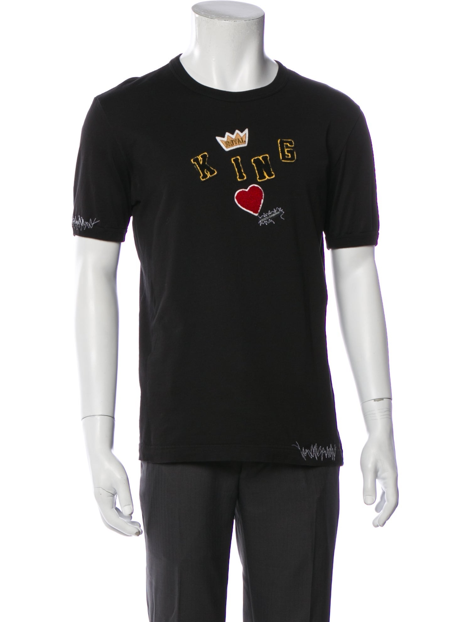 Dolce & Gabbana Graphic Print Crew Neck T-Shirt