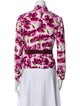 Dolce & Gabbana Silk Floral Print Blouse