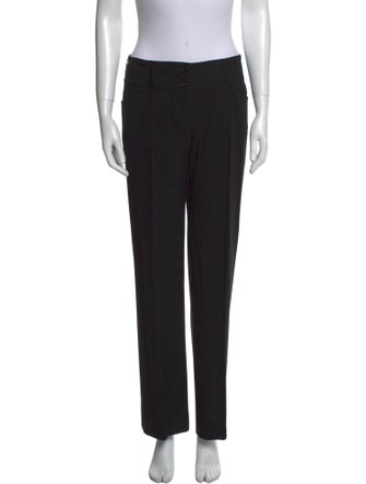 Dolce & Gabbana Virgin Wool Straight Leg Pants