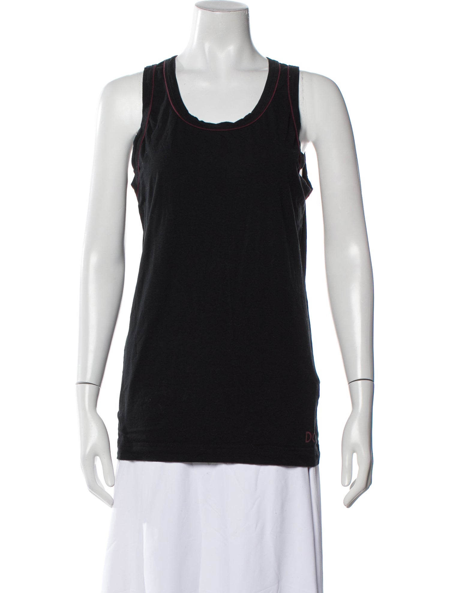 Dolce & Gabbana Scoop Neck Sleeveless Top