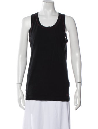 Dolce & Gabbana Scoop Neck Sleeveless Top