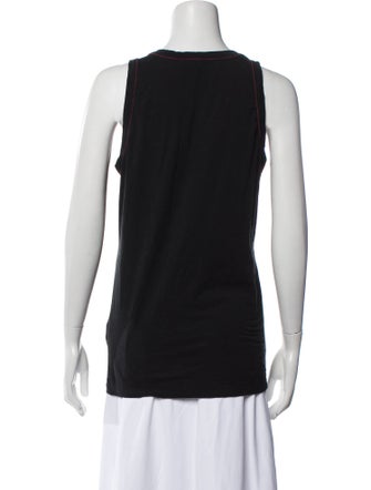 Dolce & Gabbana Scoop Neck Sleeveless Top