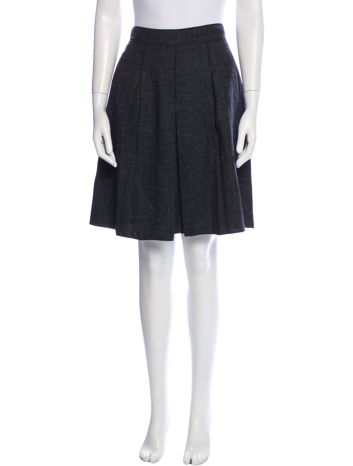 Dolce & Gabbana Virgin Wool Knee-Length Skirt