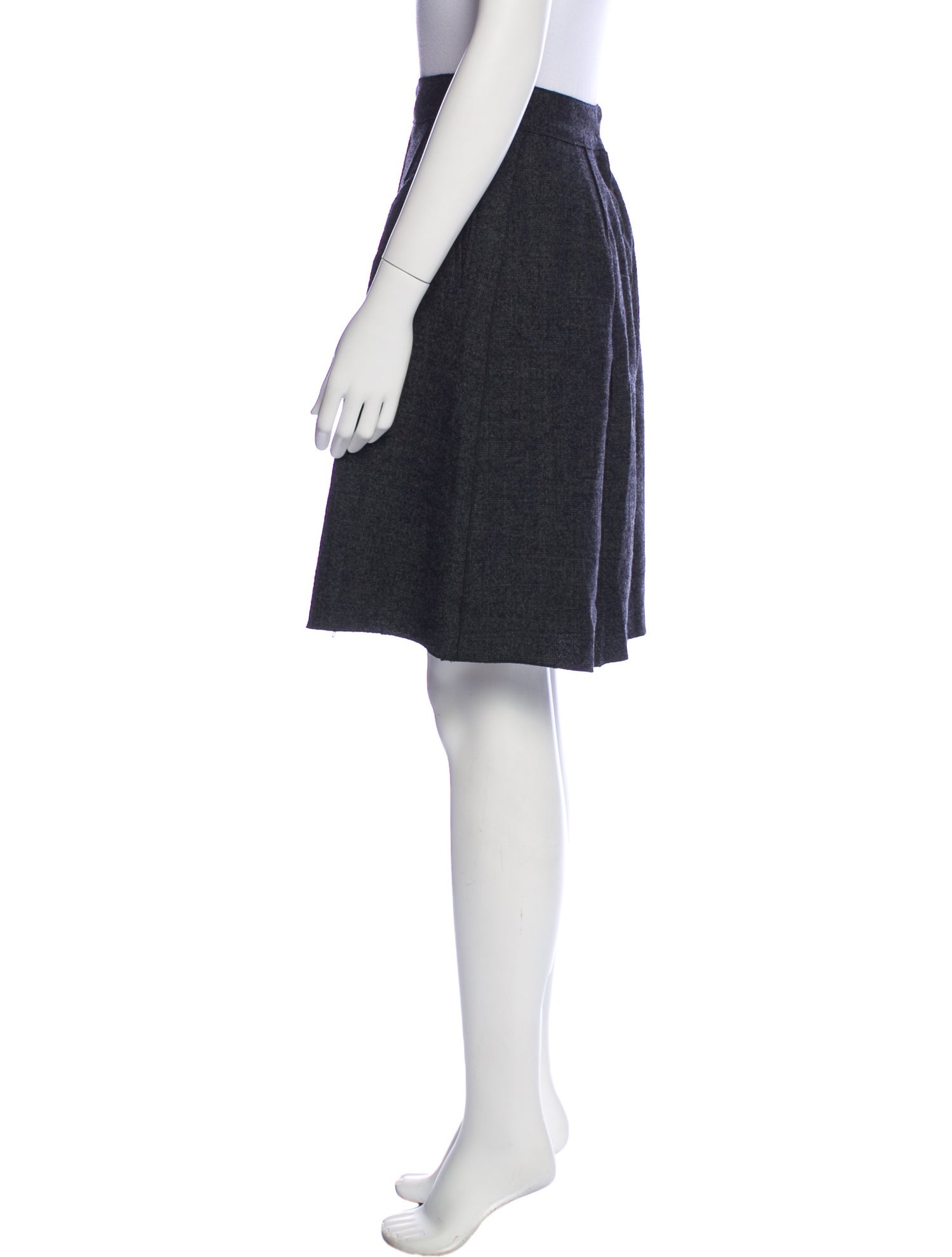 Dolce & Gabbana Virgin Wool Knee-Length Skirt