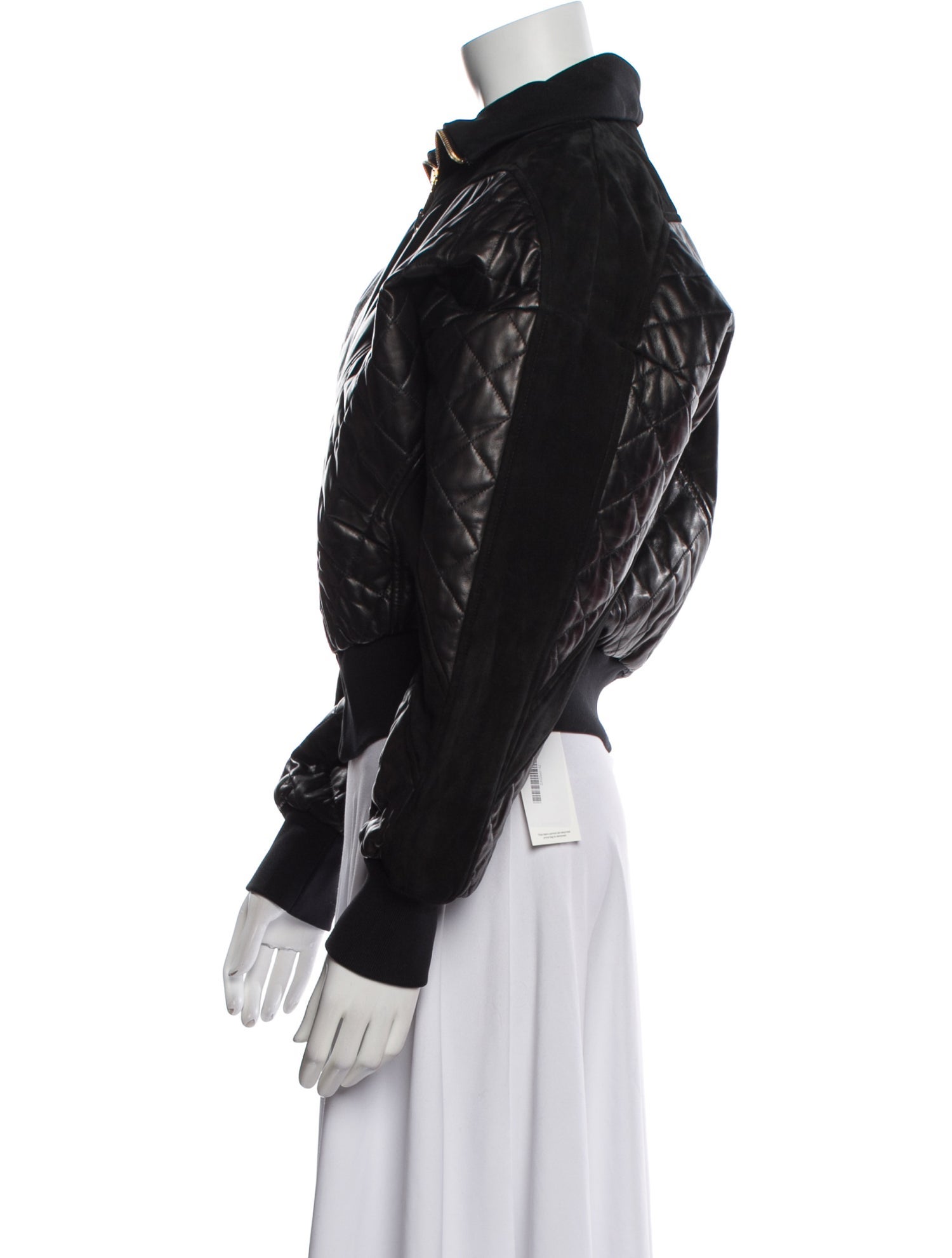 Dolce & Gabbana Leather Bomber Jacket