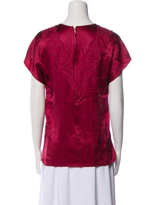 Dolce & Gabbana Silk Crew Neck T-Shirt