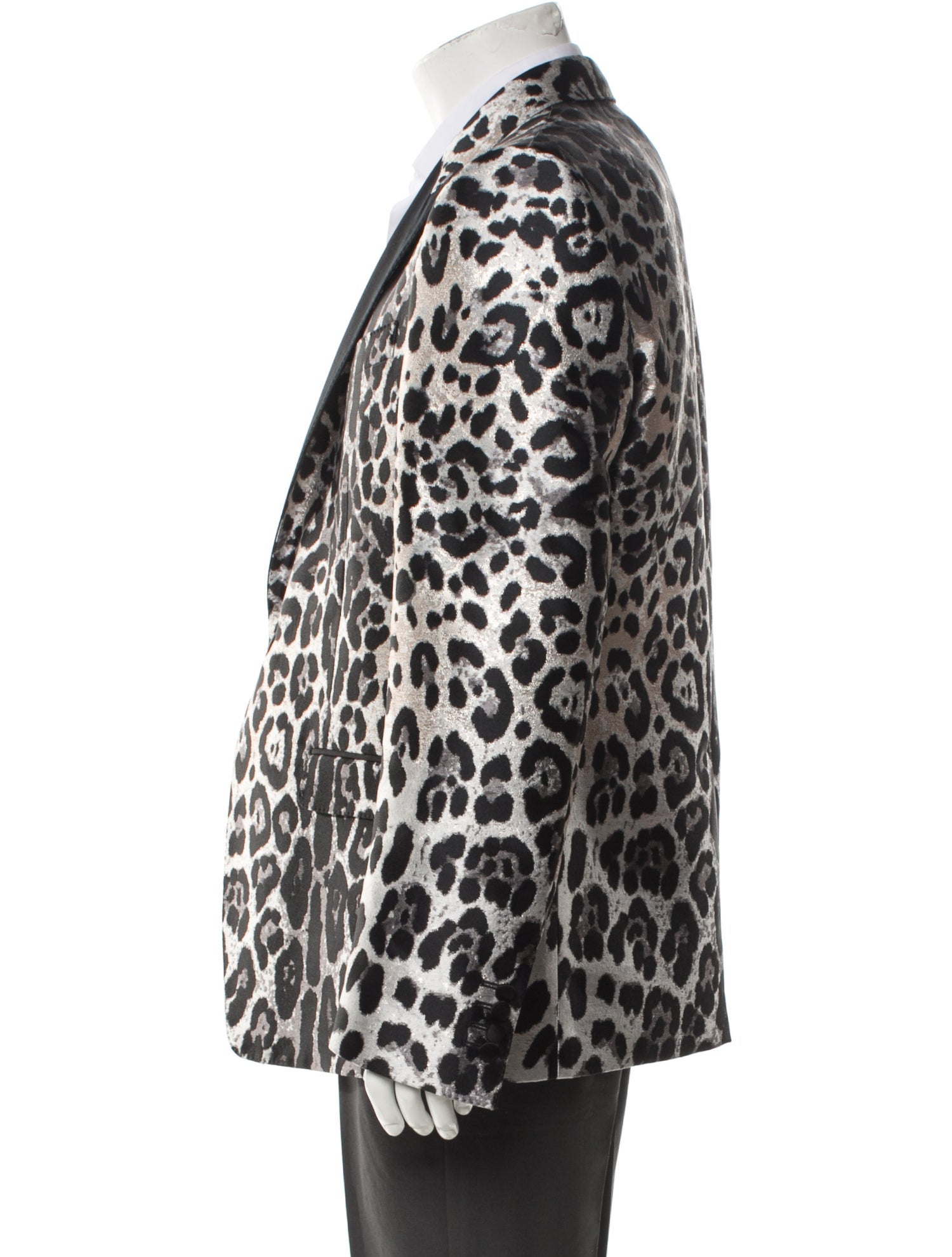 Dolce & Gabbana Animal Print Suit w/ Tags