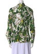 Dolce & Gabbana Floral Print Long Sleeve Blouse