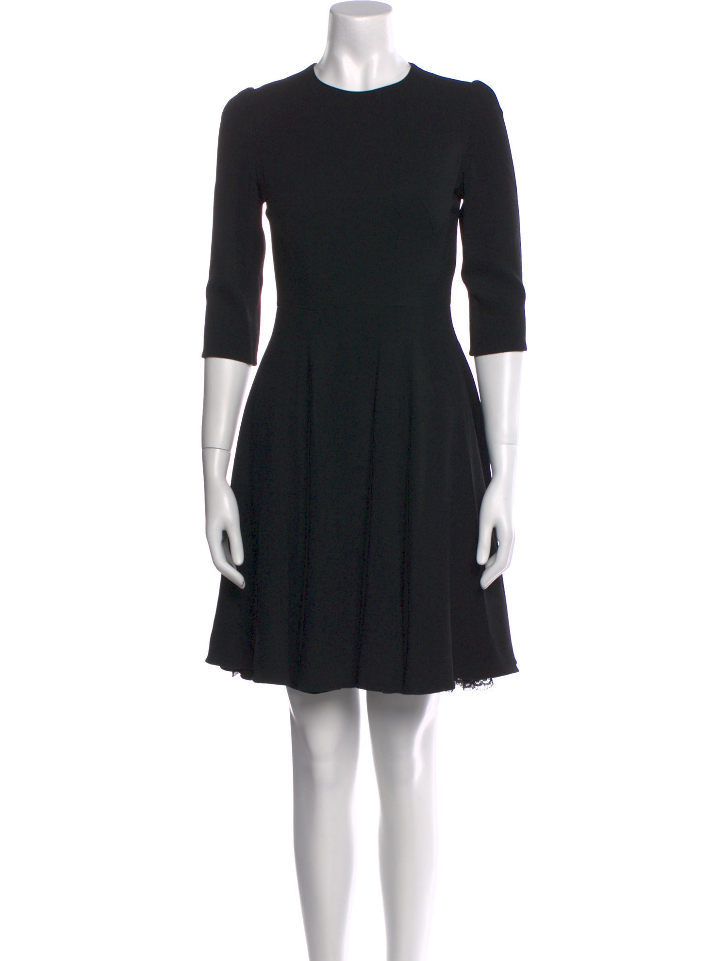 Dolce & Gabbana Virgin Wool Mini Dress