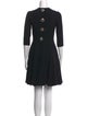Dolce & Gabbana Virgin Wool Mini Dress