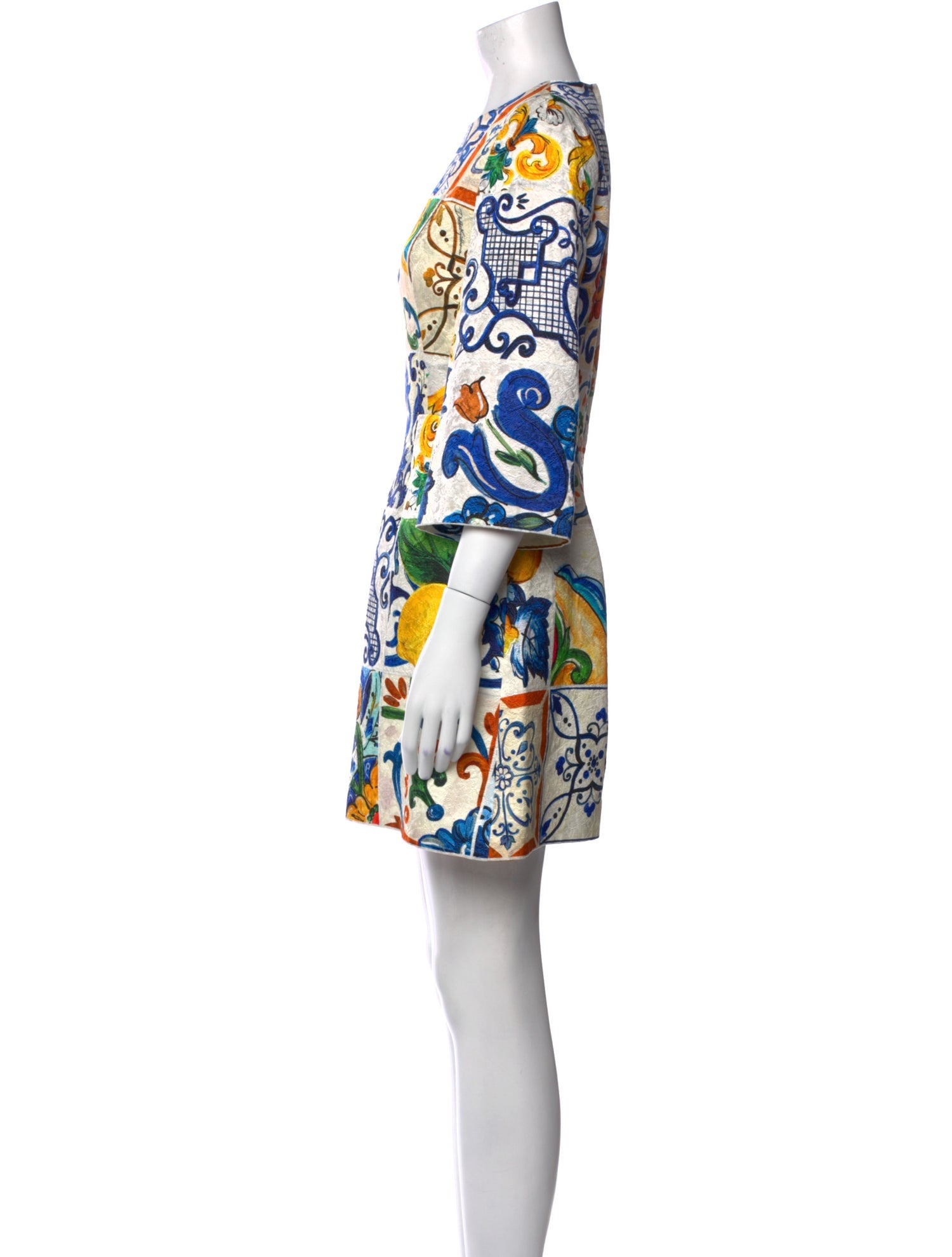 Dolce & Gabbana Printed Mini Dress