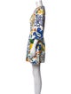 Dolce & Gabbana Printed Mini Dress