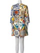Dolce & Gabbana Printed Mini Dress
