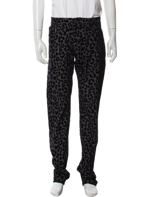 Dolce & Gabbana Animal Print Pants