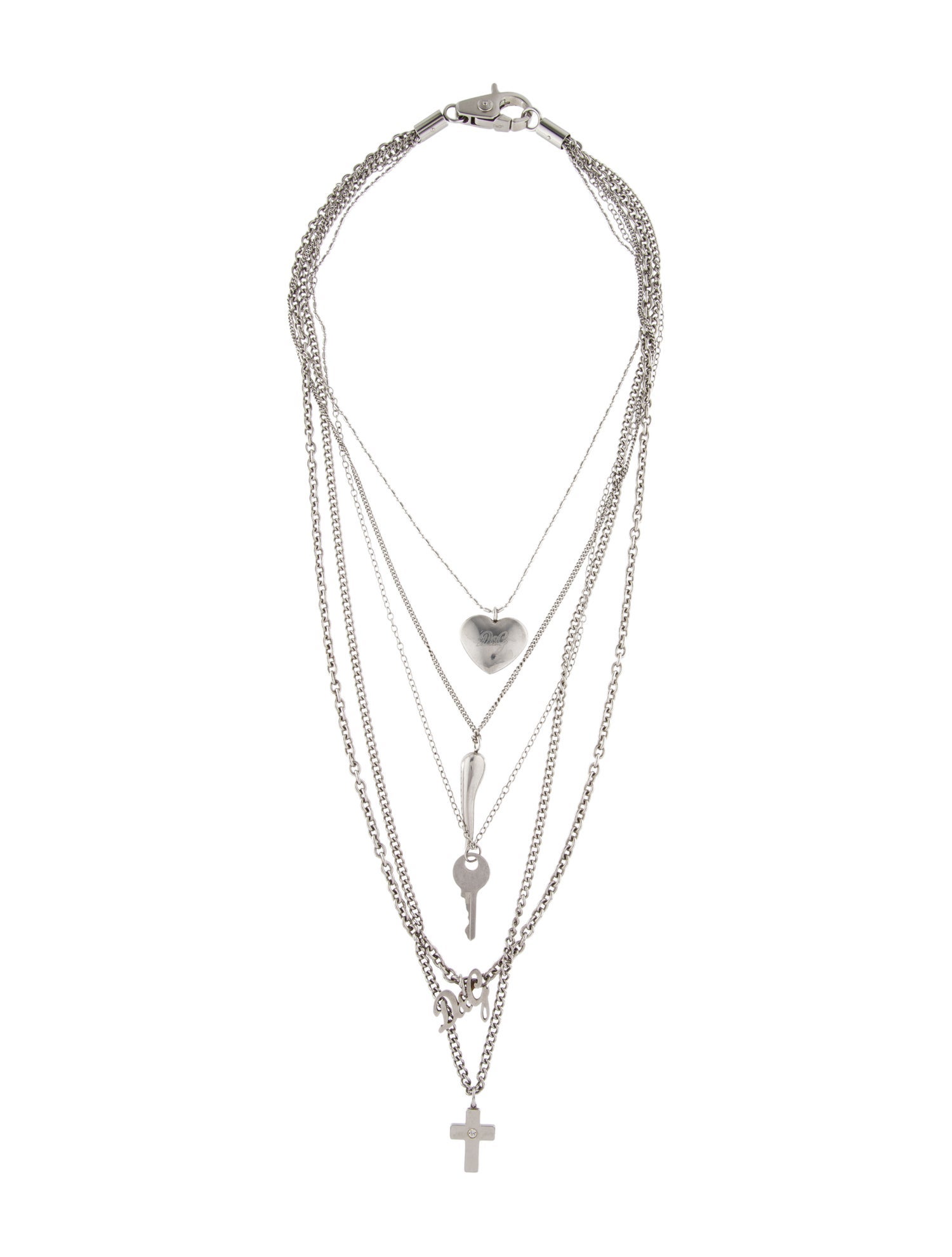 Dolce & Gabbana Crystal Multistrand Necklace