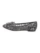Dolce & Gabbana Lace Crystal Embellishments Flats