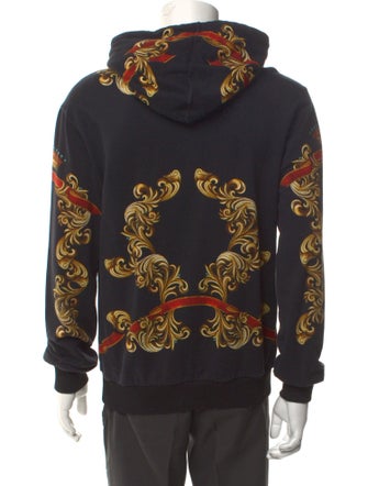 Dolce & Gabbana Printed Crew Neck Hoodie