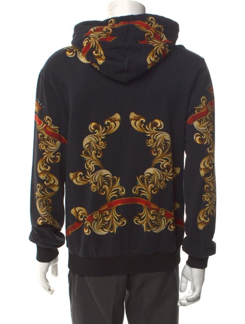 Dolce & Gabbana Printed Crew Neck Hoodie