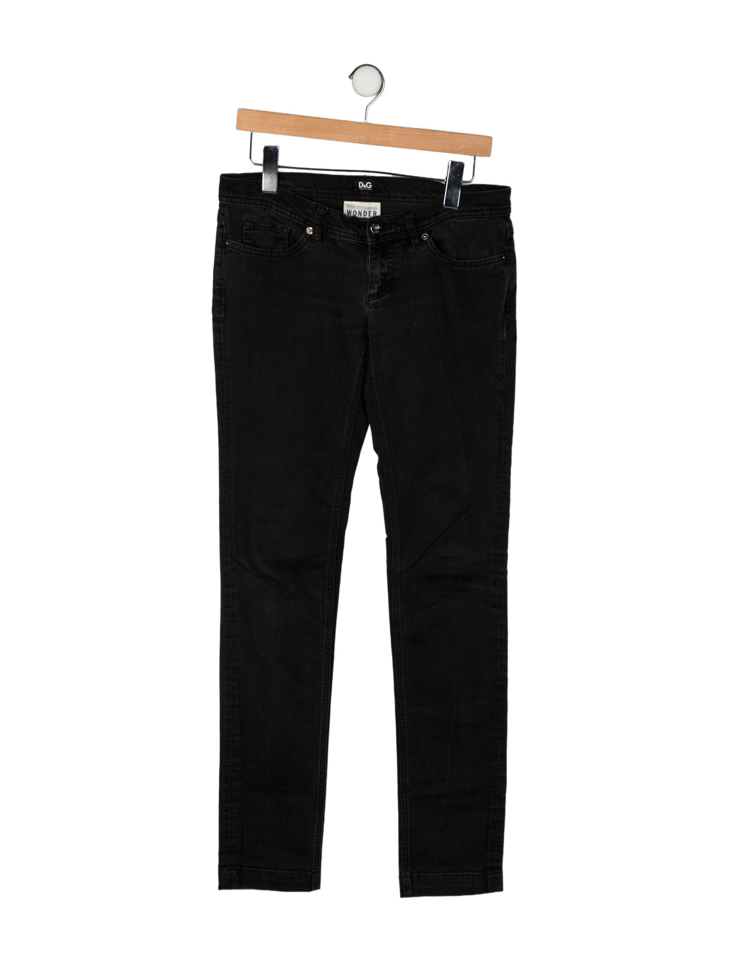 D&G Low-Rise Straight Leg Jeans